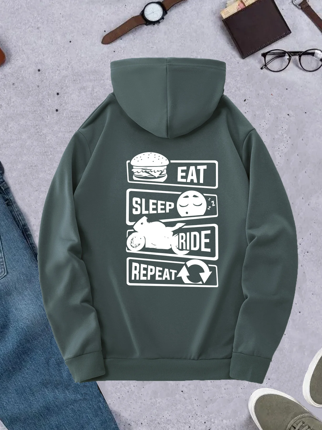 Korean Trend Men Hoodie Eat Sl - đánh giá và giá Korean Men Lifestyle